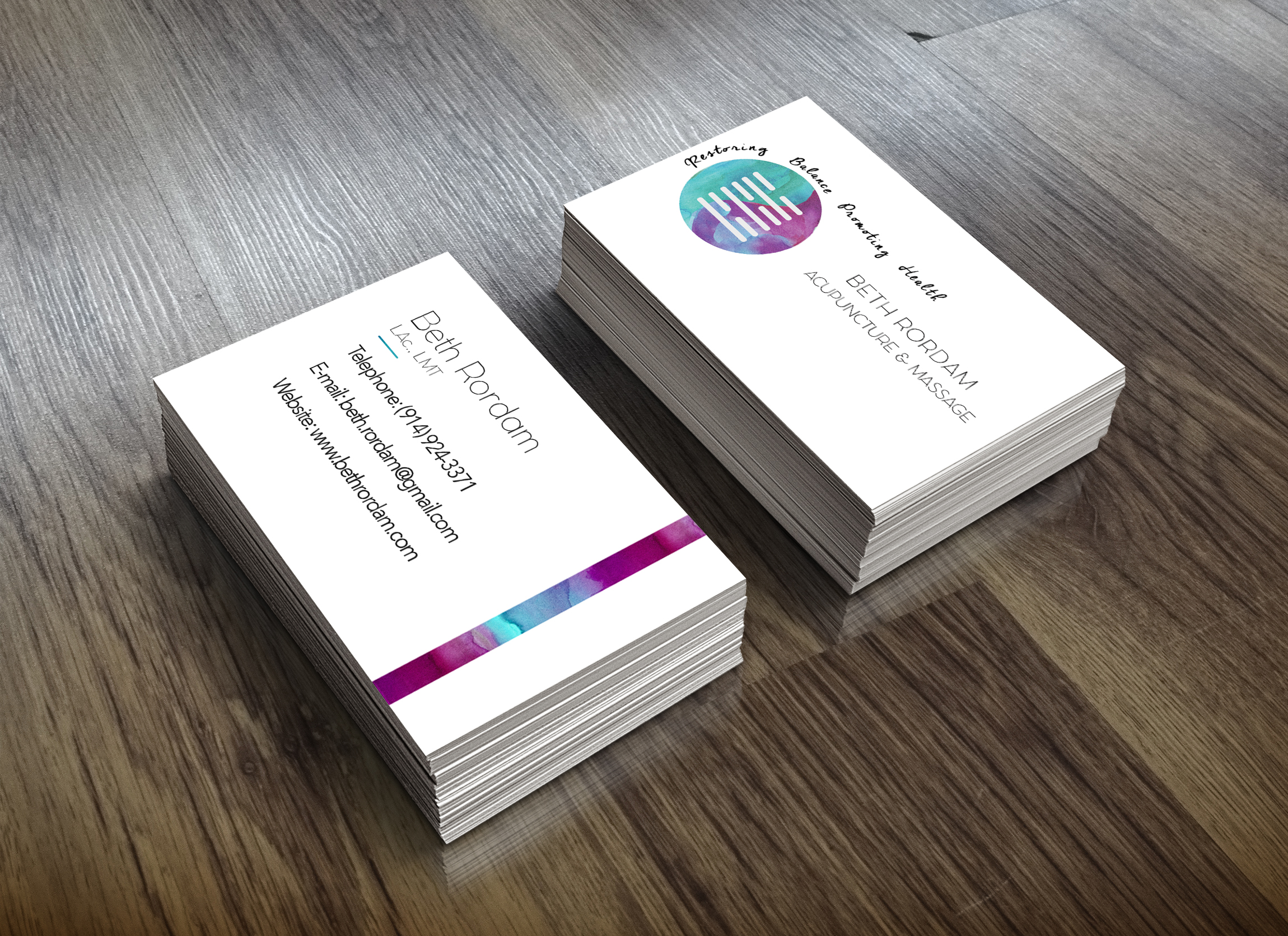 Business Card for Massage Therapist